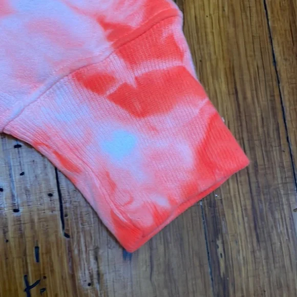 RE/Done Hanes Neon Space dye 70s half zip size S brand new with tags